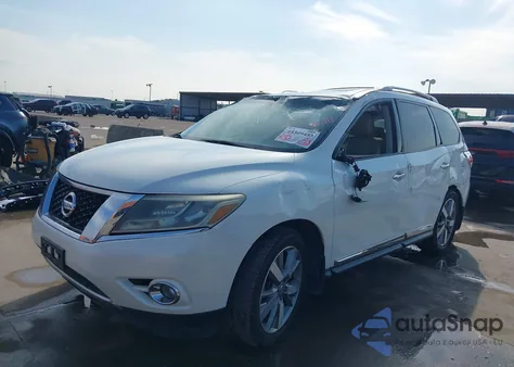 2015 Nissan Pathfinder Platinum из США, поврежденный, VIN 5N1AR2MN9FC623986